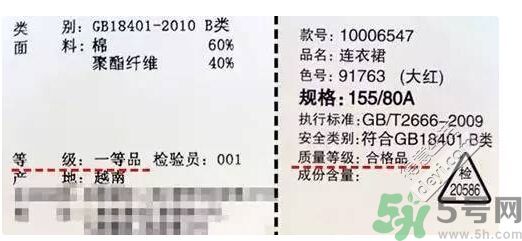 衣服一等品是什么意思？衣服一等品和合格品哪個好？