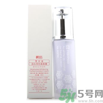 韓后雪玲瓏潤白凈色隔離霜怎么樣？韓后隔離霜能提亮膚色嗎？
