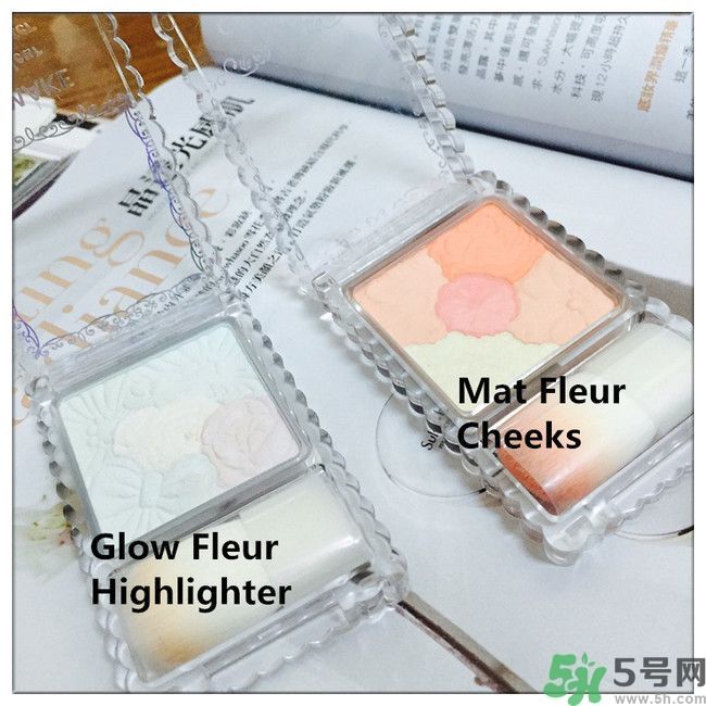 canmake花瓣腮紅色號對比圖？canmake五色花瓣腮紅試色