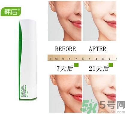 韓后茶蕊嫩白系列怎么樣？韓后茶蕊baby白好用嗎？
