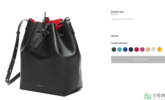 Mansur Gavriel水桶包價(jià)格多少錢？Mansur Gavriel水桶包尺寸大小