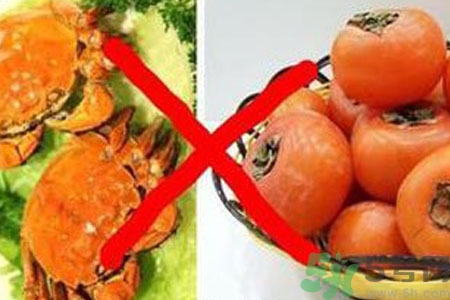 大閘蟹和柿子為什么不能一起吃？柿子和螃蟹隔多久可以吃？