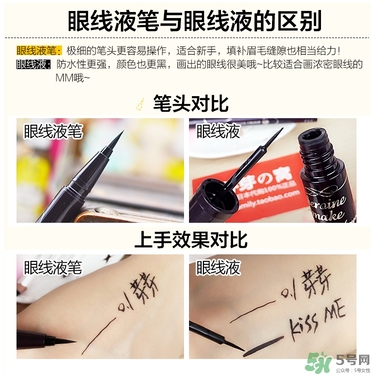 kiss me眼線筆哪款好？kiss me眼線筆版本對(duì)比