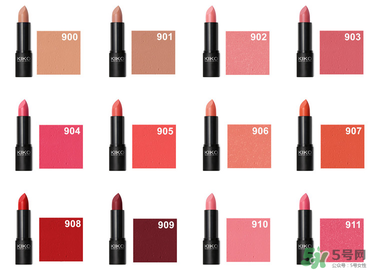 kiko9系列哪個顏色好看？kiko9系口紅試色