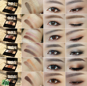 kate眼影哪個(gè)色號好？kate眼影br2和br3上妝