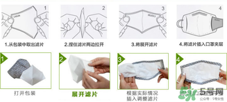 綠盾口罩的濾芯怎么裝？綠盾口罩濾片安裝圖示