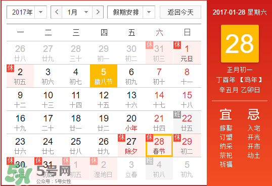 2017年春節(jié)多少度？2017年春節(jié)會(huì)下雨嗎？