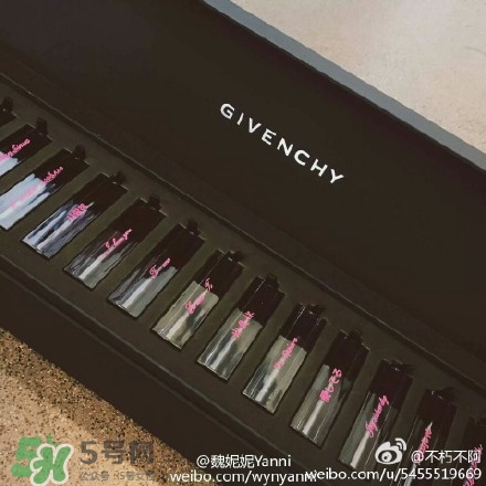 紀(jì)梵希我愛你口紅多少錢？紀(jì)梵希情人節(jié)我愛你刻字口紅價格