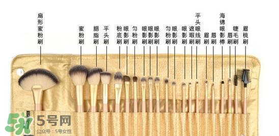 化妝刷有哪些？不同化妝刷怎么用？