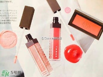 three2017櫻花限量有哪些？three櫻花限量化妝品多少錢