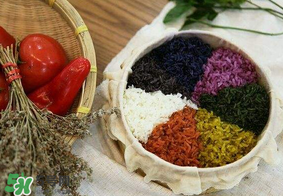 五色糯米飯用什么染？五色糯米飯怎么染？