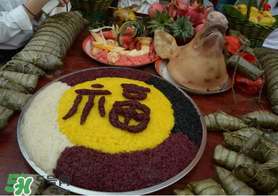 五色糯米飯用什么染？五色糯米飯怎么染？