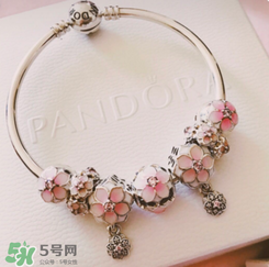 潘多拉桃花系列手鏈怎么看真假？pandora新品桃花手鏈真假辨別