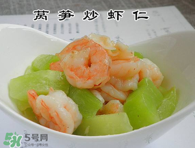 萵筍可以和蝦一起吃嗎？萵筍能和蝦仁一起吃嗎？