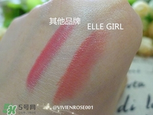 ellegirl愛爾甜心口紅怎么樣？ellegirl口紅色號試色