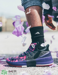 adidas dame3新配色多少錢？阿迪達(dá)斯利拉德三代花城玫瑰專柜價(jià)格