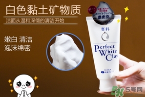 資生堂洗顏專科洗面奶白色怎么樣？資生堂白泥洗面奶好用嗎？