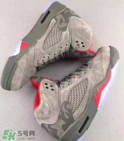 air jordan 5 camo配色正品多少錢？喬丹5代camo配色發(fā)售價格