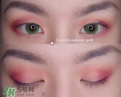 huda beauty眼影怎么畫？huda beauty眼影盤教程