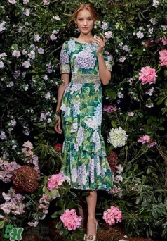 dolce gabanna杜嘉班納2017秋冬繡球花系列怎么樣_好看嗎？