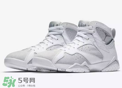 air jordan 7 pure platinum多少錢？AJ7白銀配色專柜價格