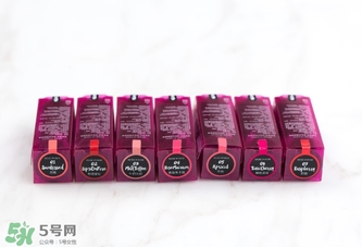 奢華寶貝口紅怎么樣？BEBE POSHE口紅色號試色