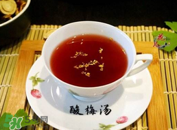 酸梅湯不能和什么一起吃？酸梅湯和什么食物相克？