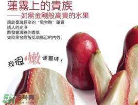 黑金剛蓮霧好吃嗎？黑金剛蓮霧多少錢一斤2017？