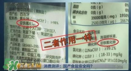 亞鐵氰化鉀食鹽有毒嗎？食鹽添加亞鐵氰化鉀滅種？