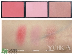 nars threesome腮紅多少錢(qián)？nars threesome腮紅色號(hào)試色
