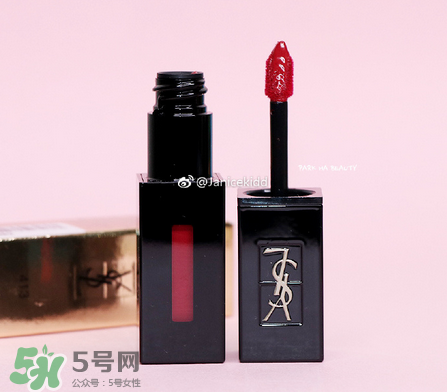 ysl黑管唇釉413是什么顏色？ysl圣羅蘭黑管唇釉413試色