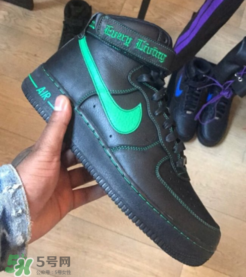 vlone與nike air force 1high聯(lián)名款運動鞋配色有哪幾種？