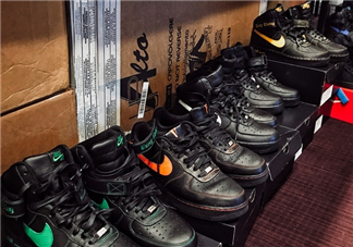 vlone與nike air force 1high聯(lián)名款運(yùn)動(dòng)鞋配色有哪幾種？