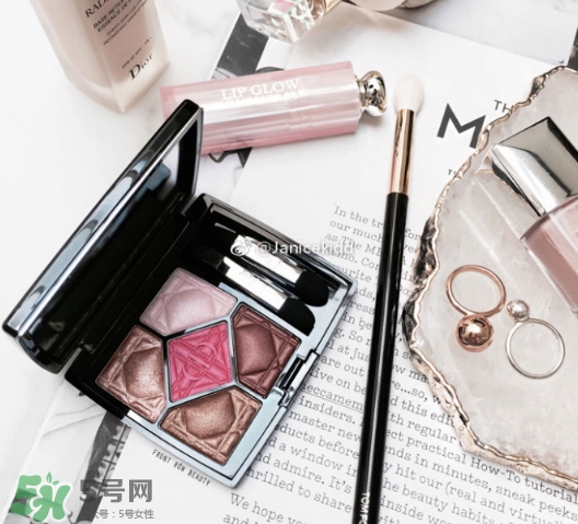 迪奧2017限定五色眼影多少錢？迪奧2017限定五色眼影色號試色
