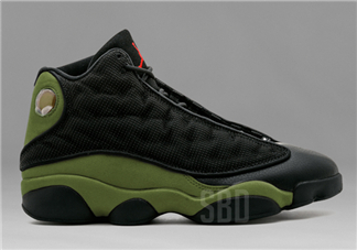 air jordan 13 olive多少錢？aj13橄欖綠配色專柜價格