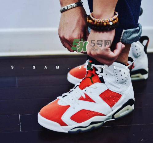 air jordan 6 gatorade配色上腳效果怎么樣？