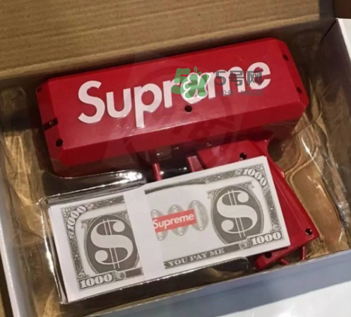 supreme噴錢槍多少錢？supreme鈔票槍價格