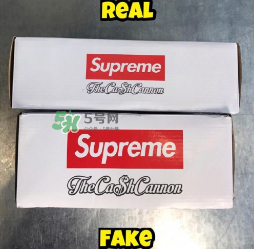 supreme cashcannon真假怎么看？supreme噴錢槍真假對比