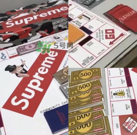 supreme版大富翁是什么樣的？大富翁和supreme聯(lián)名是真的嗎？
