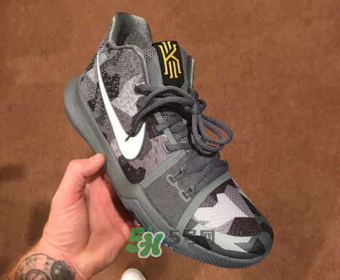 nike kyrie 3 girls eybl會發(fā)售嗎？歐文3代精英賽灰色迷彩實(shí)物
