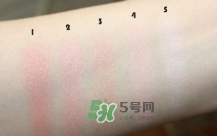 MAQuillAGE心機(jī)五色腮紅怎么樣？MAQuillAGE心機(jī)五色腮紅試色
