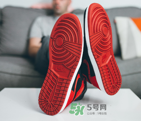 air jordan 1 flyknit banned上腳怎么樣？aj1編織款毛線鞋上腳效果