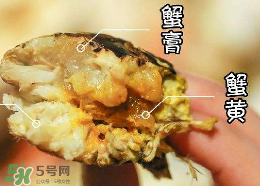 蟹黃是黑色的怎么回事？蟹黃中間有黑的是什么？