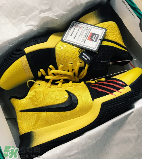 nike kyrie3 mamba mentality怎么樣？歐文3李小龍配色開箱測評