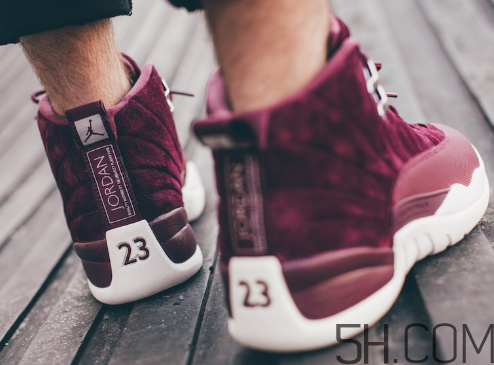 air jordan 12 bordeaux紅酒配色上腳效果怎么樣？