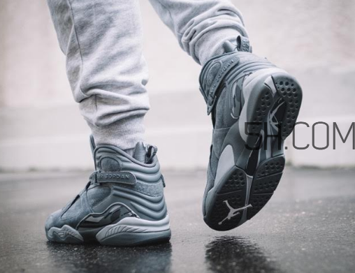 air jordan 8 retro cool grey上腳效果怎么樣？