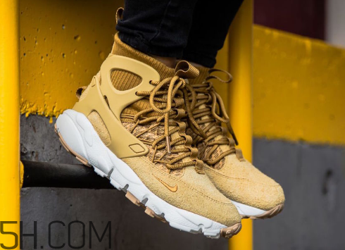 nike air footscape mid小麥配色上腳效果怎么樣？