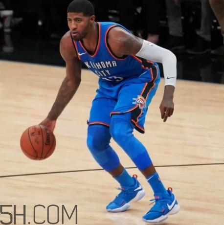nike pg1 blue suede實(shí)物什么樣？