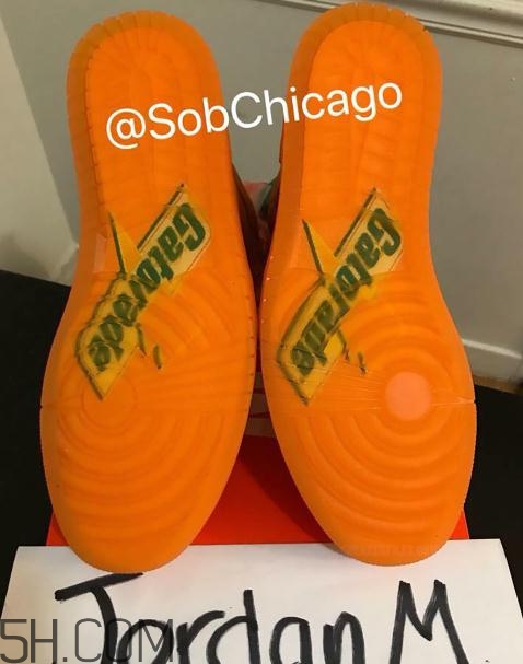 air jordan 1 gatorade佳得樂橙色版發(fā)售時間_多少錢？