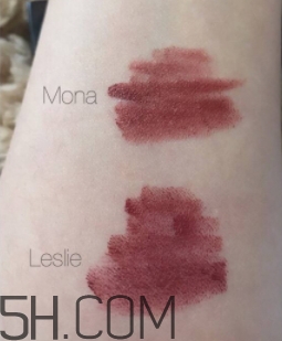 nars mona和leslie一樣嗎？nars mona和leslie試色對比